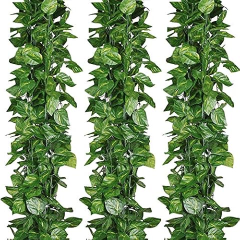 ZWYOQI 84ft Artificial Vines Greenery Garland Cover