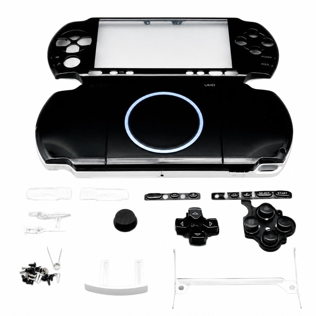 Amazon.co.jp: Narwhalss PSP3000 用交換シェルセット 改造 DIY 着せ
