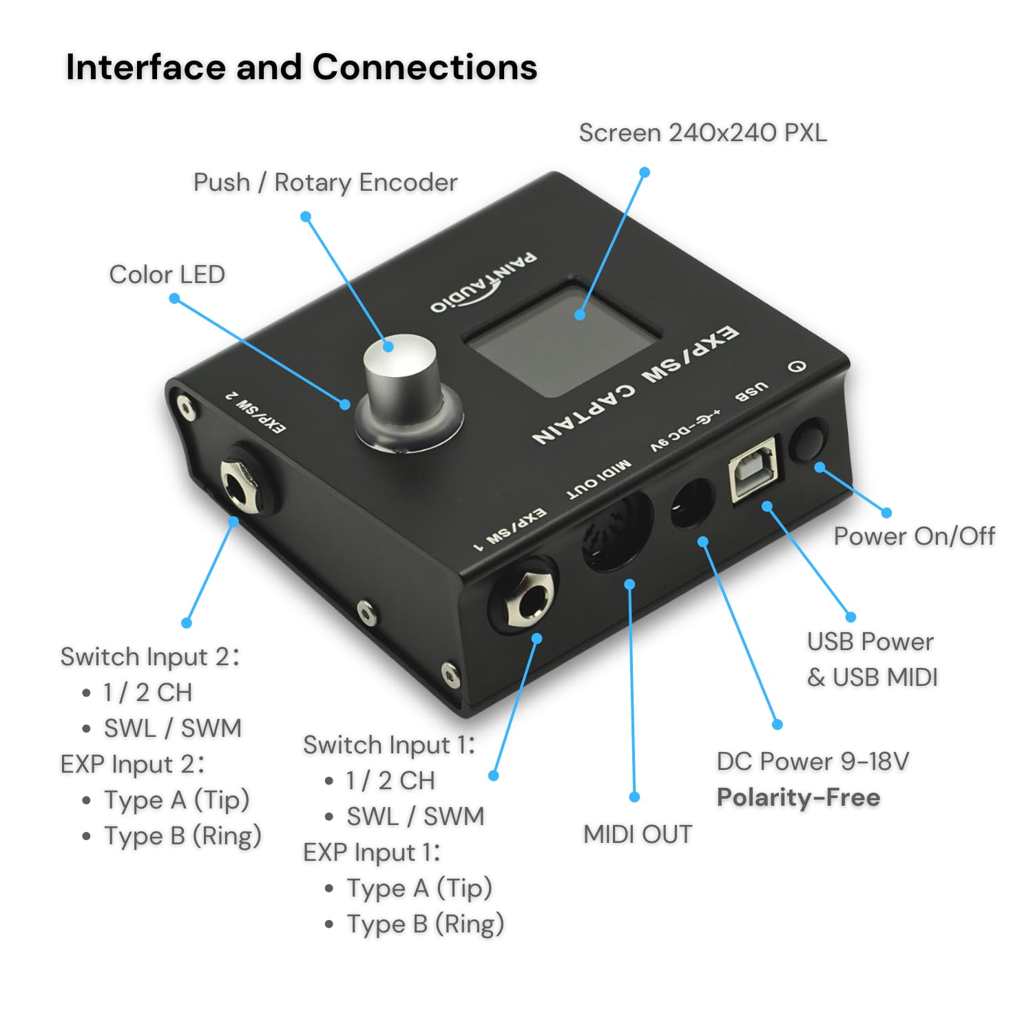Amazon.com: PAINTAUDIO EXP/SW CAPTAIN Multi-Function Expression