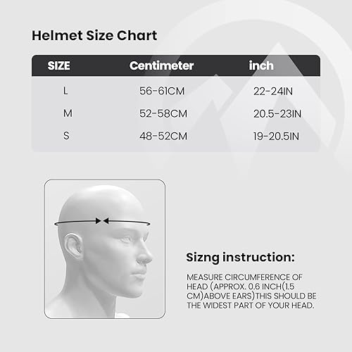 Miniatura 2 de OutdoorMaster Lazurite - Casco de esquí para hombres, mujeres, jóvenes y niños