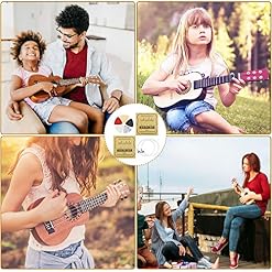 Favengo 2 Jeux Cordes d’Ukulélé en Nylon Corde Ukulélé Soprano avec 5 pcs Médiators en Feutre Corde Ukulele Concert pour… - Les Beatles, Paul McCartney, John Lennon, RIngo Starr, George Harrison Favengo 2 Jeux Cordes d'Ukulélé en Nylon Corde Ukulélé Soprano avec 5 pcs Médiators en Feutre Corde Ukulele Concert pour… – Image 7
