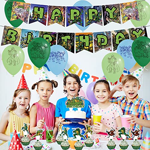 32 Pezzi Ninja Turtles Decor Teenage Mutant