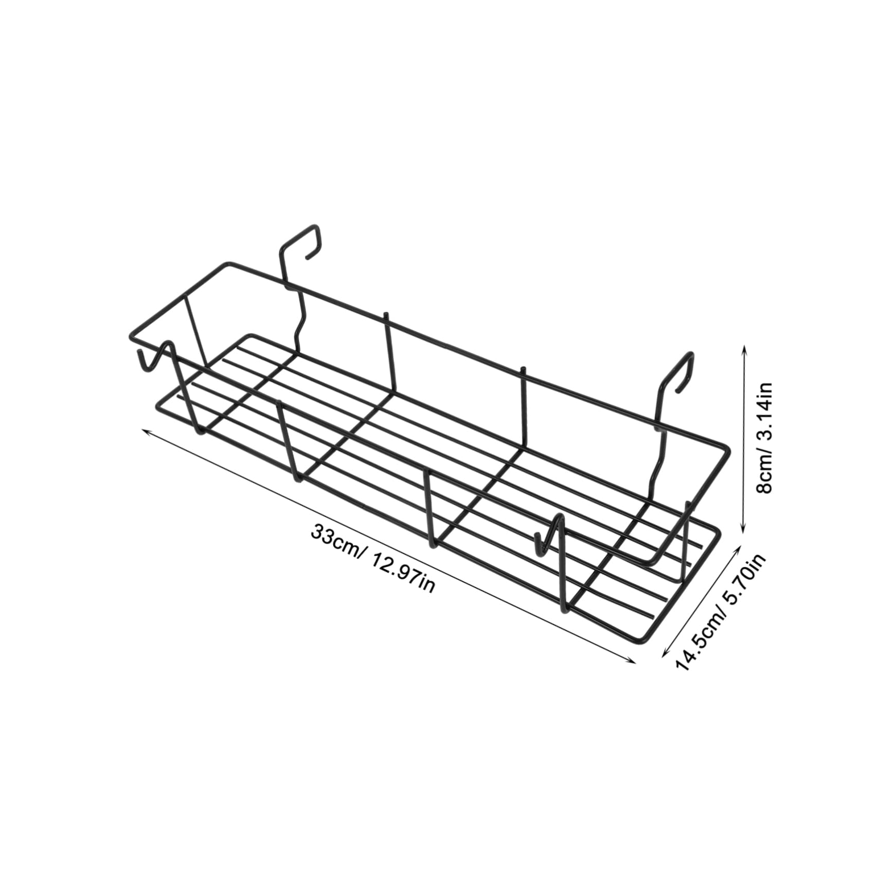 SOLUSTRE Stainless Steel Hanging Organizer Grill Accessory Barbecue Grill Hanging Basket