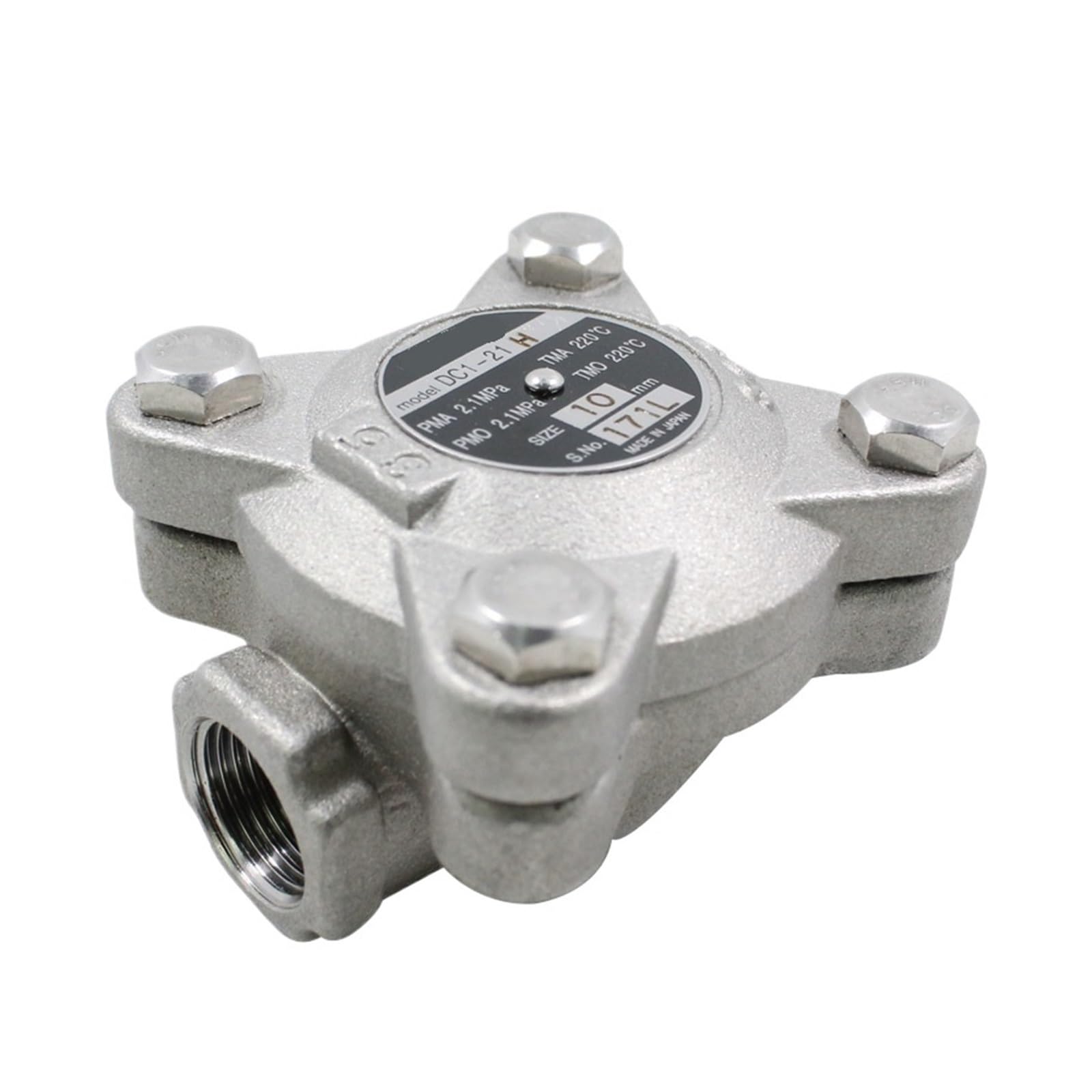 Trampa de Vapor termostática de presión equilibrada, DC1-21H Utilizada en protección Ambiental, maquinaria, conservación de Agua, minería, etc. (Size : DN25)