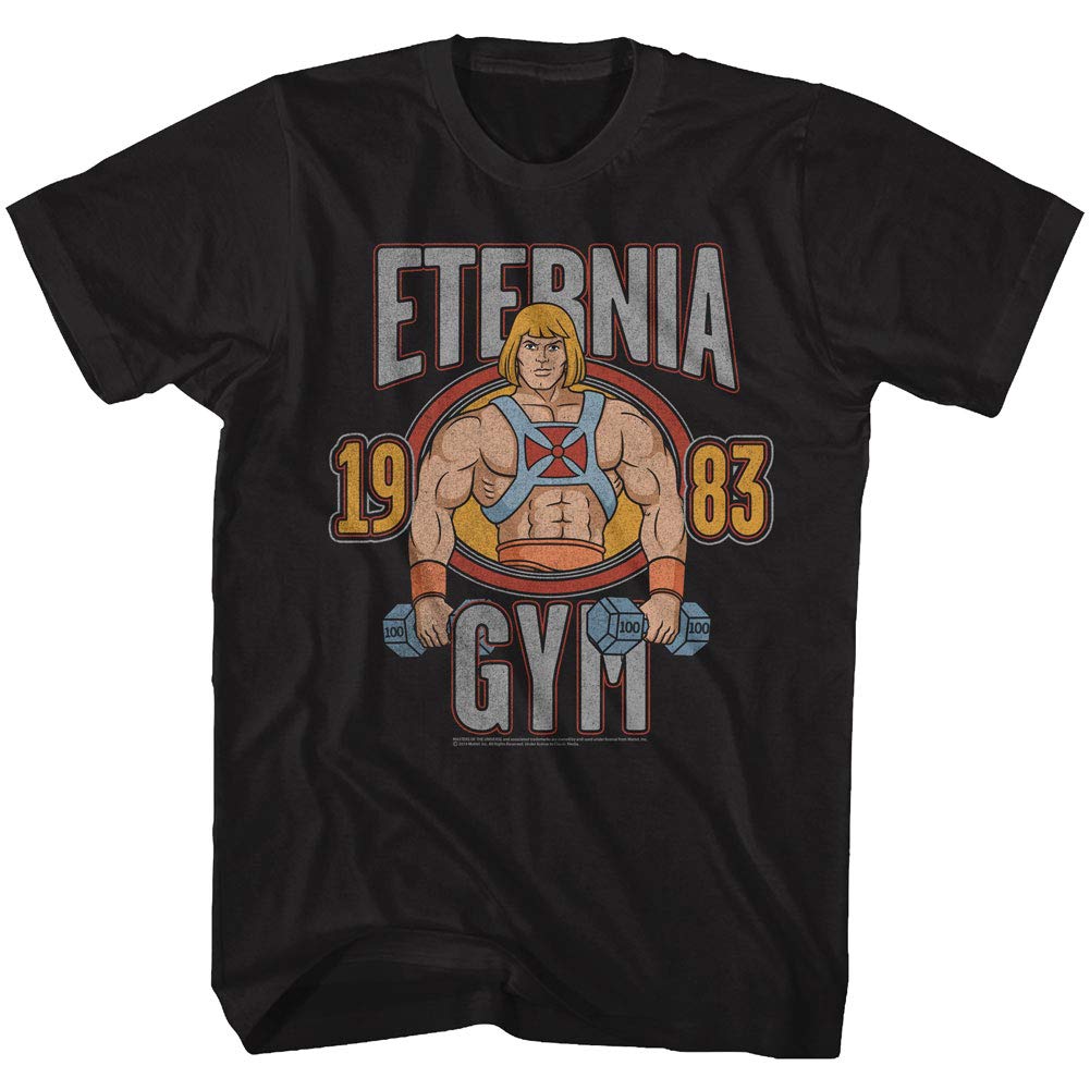 American ClassicsMasters of The Universe TV Series 1983 He Man Eternia Gym Muscles T-Shirt Tee
