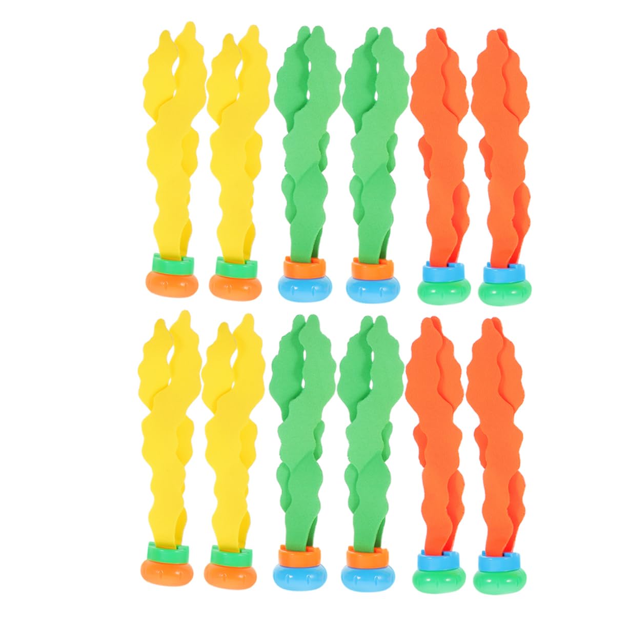 ERINGOGO Boys and Girls Diving Toys Set 12 Pcs Seaweed Dive Toys for Pool Stand