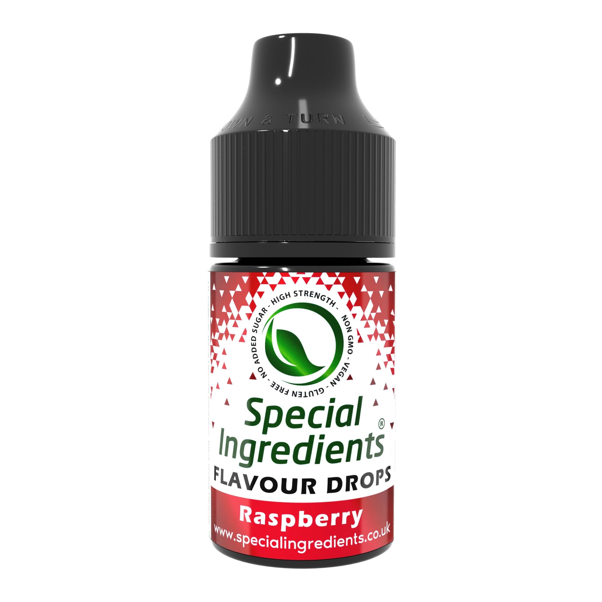 Special Ingredients Flavour Drops Raspberry, 1 L | Himbeere-Geschmackstropfen, Lebensmittelaroma, Vegane Geschmackstropfen, Für Backen, Speisen und Getränke, Zuckerfrei