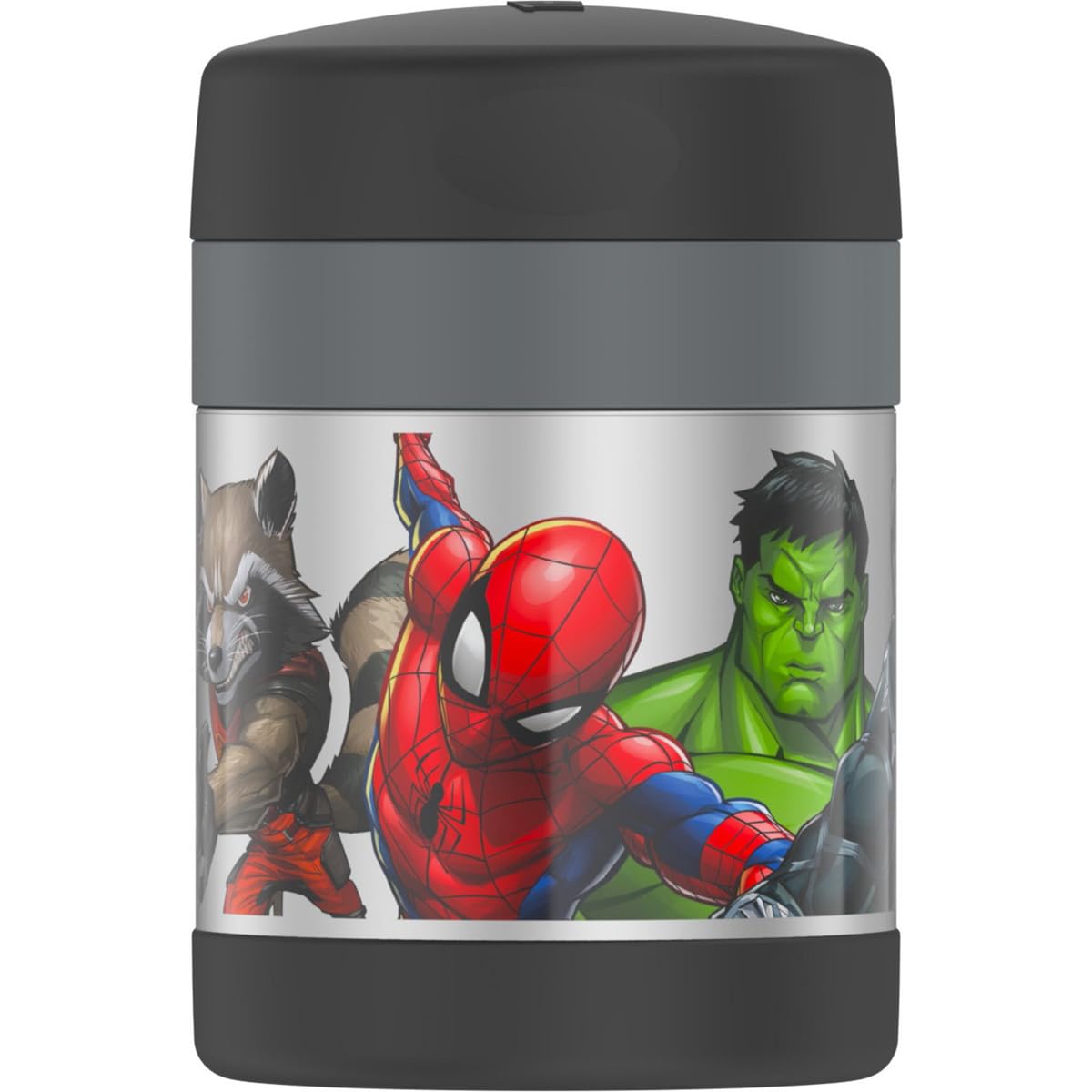 Thermos 'Funtainer Marvel' słoik na żywność z łyżeczką 16 uncji 5 godzin gorący 7 godzin zimno