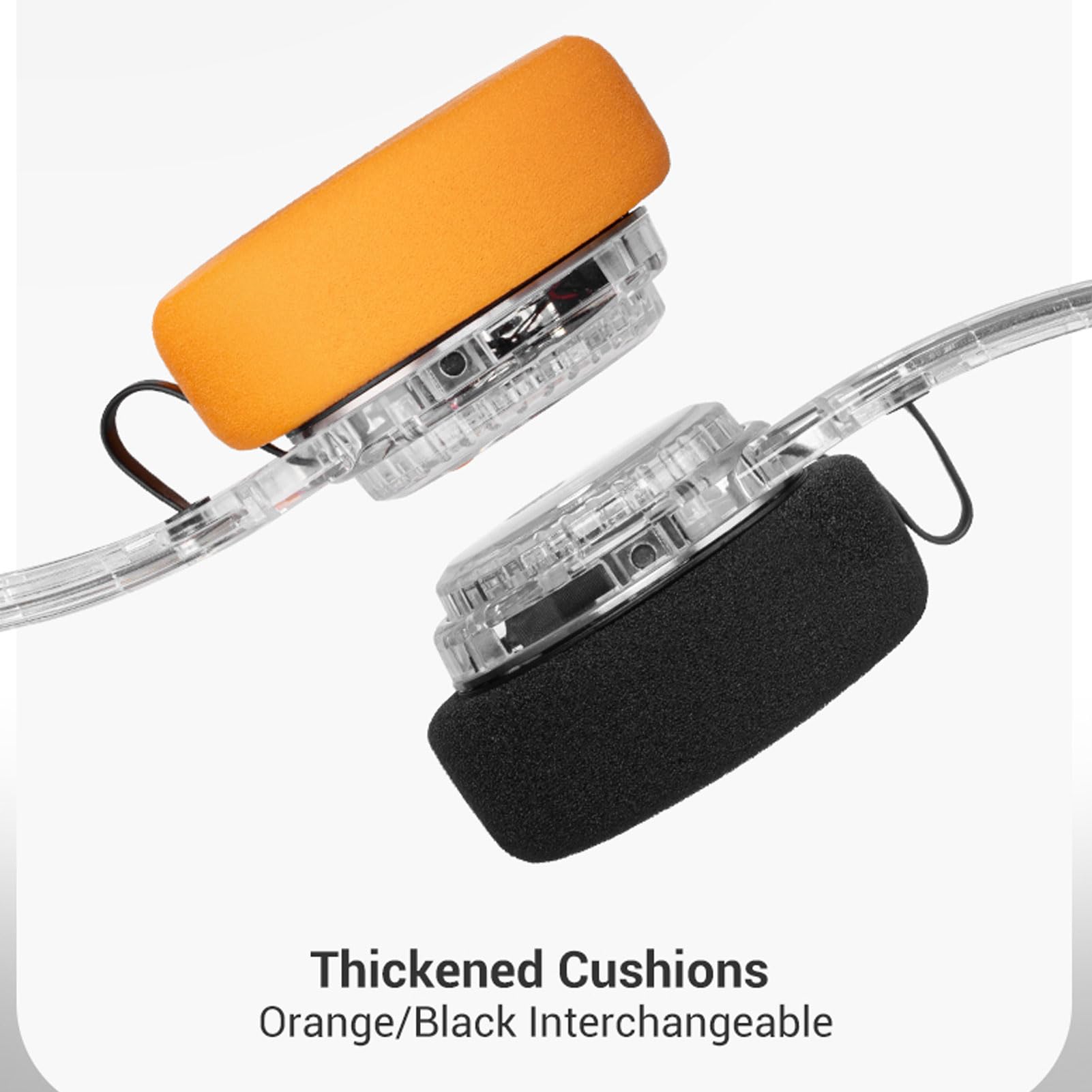 Yunir Auriculares retro, más de 20 horas de reproducción, auriculares ligeros clásicos retro, auriculares deportivos, ajuste de volumen giratorio, diadema de metal extensible para gimnasio