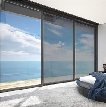 Sugo Premium One Way Mirror Privacy Reflection Window Tint Film Energy Saver *Multiple Sizes* 3FT x 6FT, Clear 35% VLT