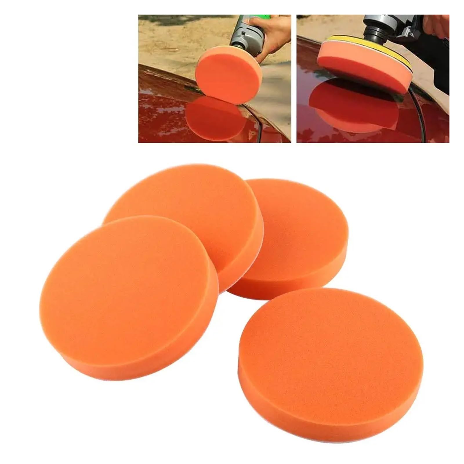 10/20 szt. polerskich gąbek 5-calowa płyta podkładowa gąbka 125 mm zestaw tarcz tnących do polerowania i woskowania samochodu(20Pcs Mixed)