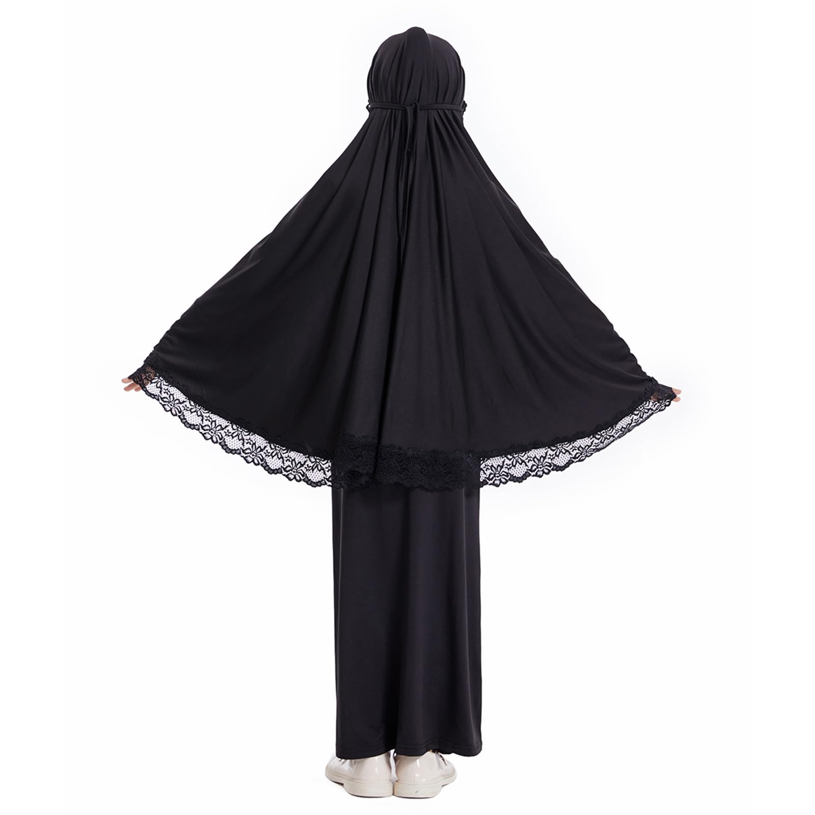 Conjunto de oración para niños para niñas Conjunto de dos piezas Falda y bufanda Oración