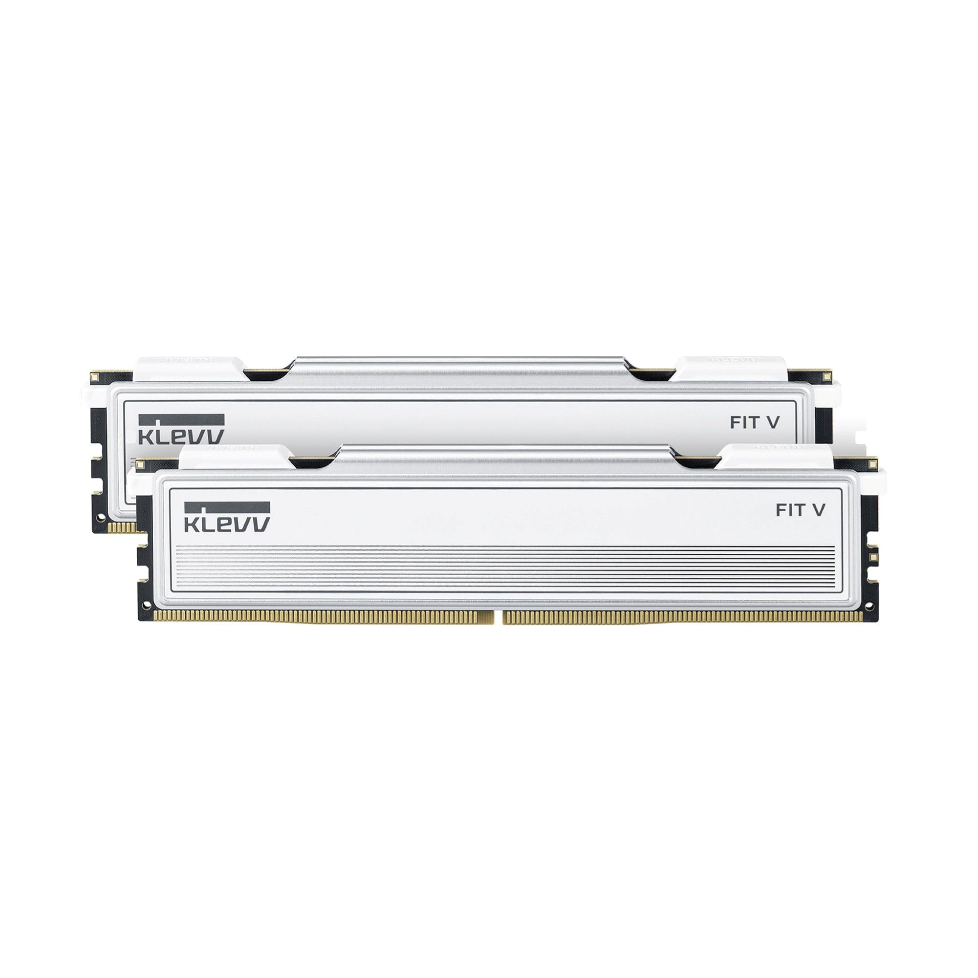 KLEVV FIT V 32GB (2X 16GB) DDR5 Gaming RAM 6000MT/s PC5-48000 Non tamponnée Non-ECC 1,35V CL30 Kit de modules mémoire