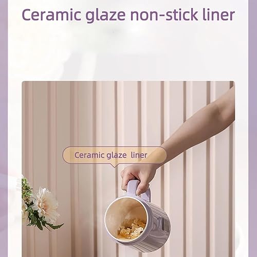 Miniatura 6 de BBAUER Olla pequeña para estofado, taza eléctrica de cocción de ramen de 33.8 fl oz, olla eléctrica duradera de 500 W, olla de fideos rápida