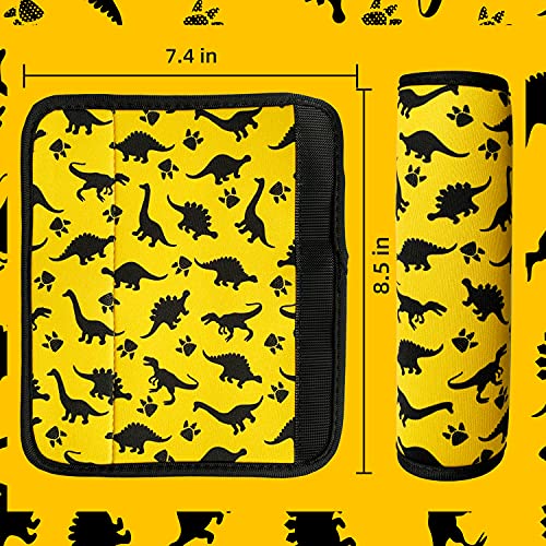 Image of Seat Belt Cover for Kids, Seat Belt Pad for Boys Girls, Car Seat Straps Shoulder Pads for Kids, Kid's Seat Belt Cushion, Shoulder Strap Pad, 1 Piece (Dinosaur)