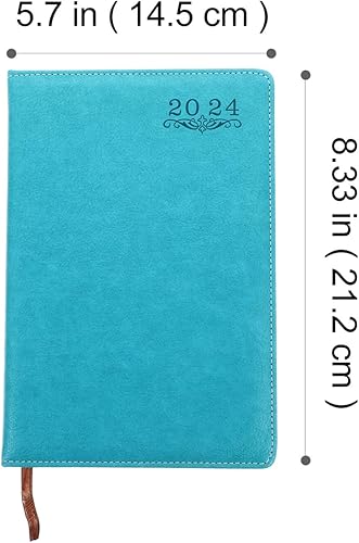 Miniatura 4 de Agenda 2024, agenda semanal y mensual 2024, agenda diaria de 12 meses, agenda diaria, semanal, mensual, agenda anual, organizador de suministros de