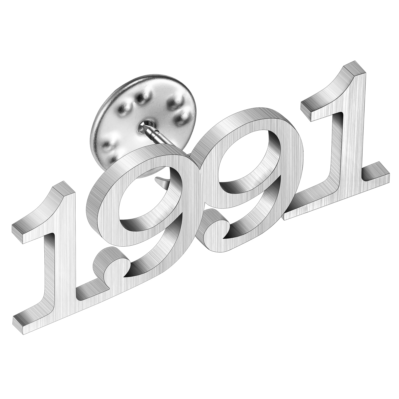 AMITER Birth Year Lapel Pin, 1970-2025 Enamel Brooch Pins Tie Tacks for Men &amp; Women Birthday, Graduation, Anniversary