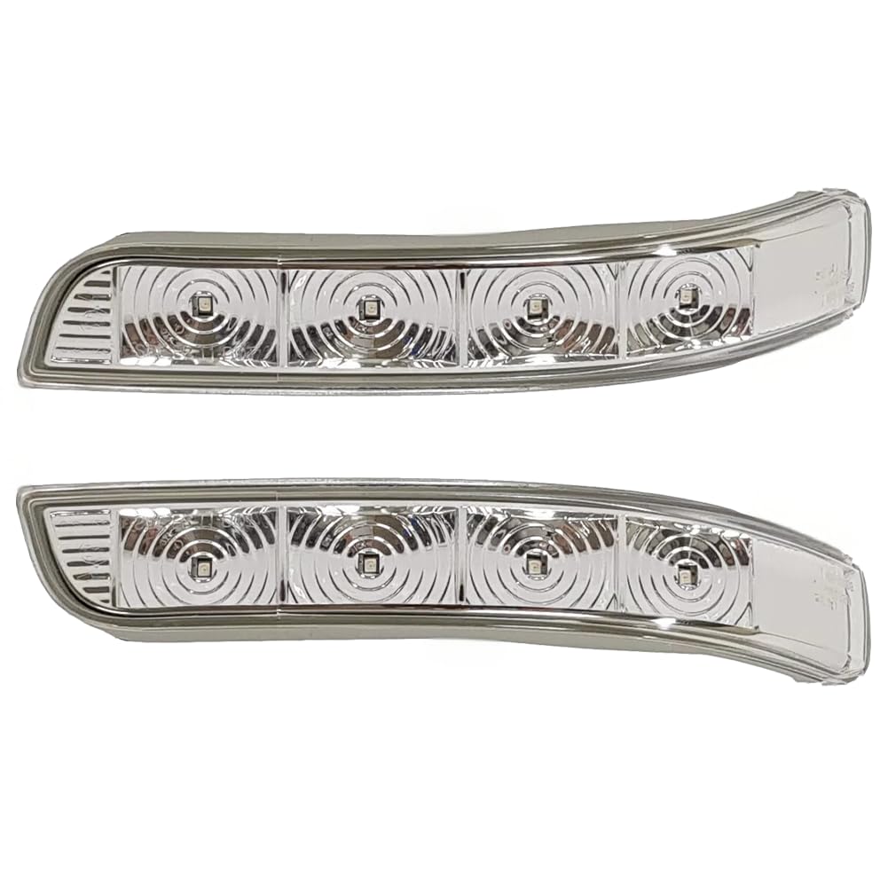 Outside Mirror Signal Lamp 4 LEDs Left Right, for Kia Sorento 2011-2015 2.4L 3.3L 3.5L, Replace 87613-2P000 87623-2P000 (FL+FR)