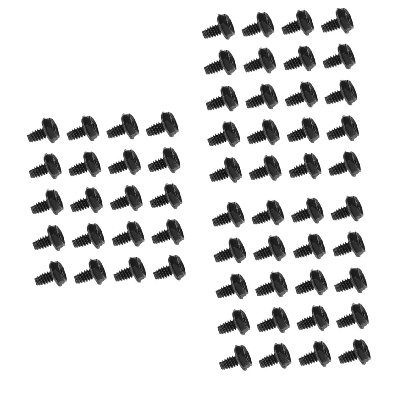 KOMBIUDA 300pcs Pci Slot Screw Metal Fastener for Computer Case Secure Hardware Assembly Replacement Mounting Screws for System Building-image-5