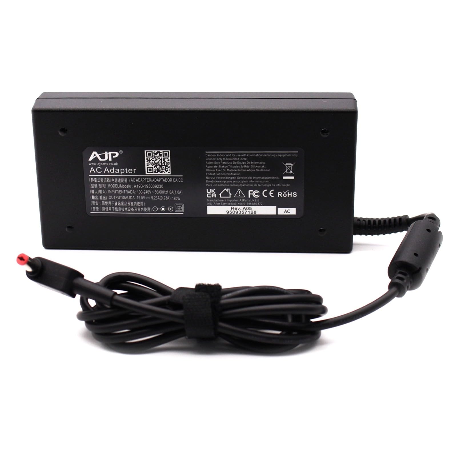 BURFLO 180W Laptop Charger For Acer Predator & Nitro Gaming Laptops - Replacement Power Adapter