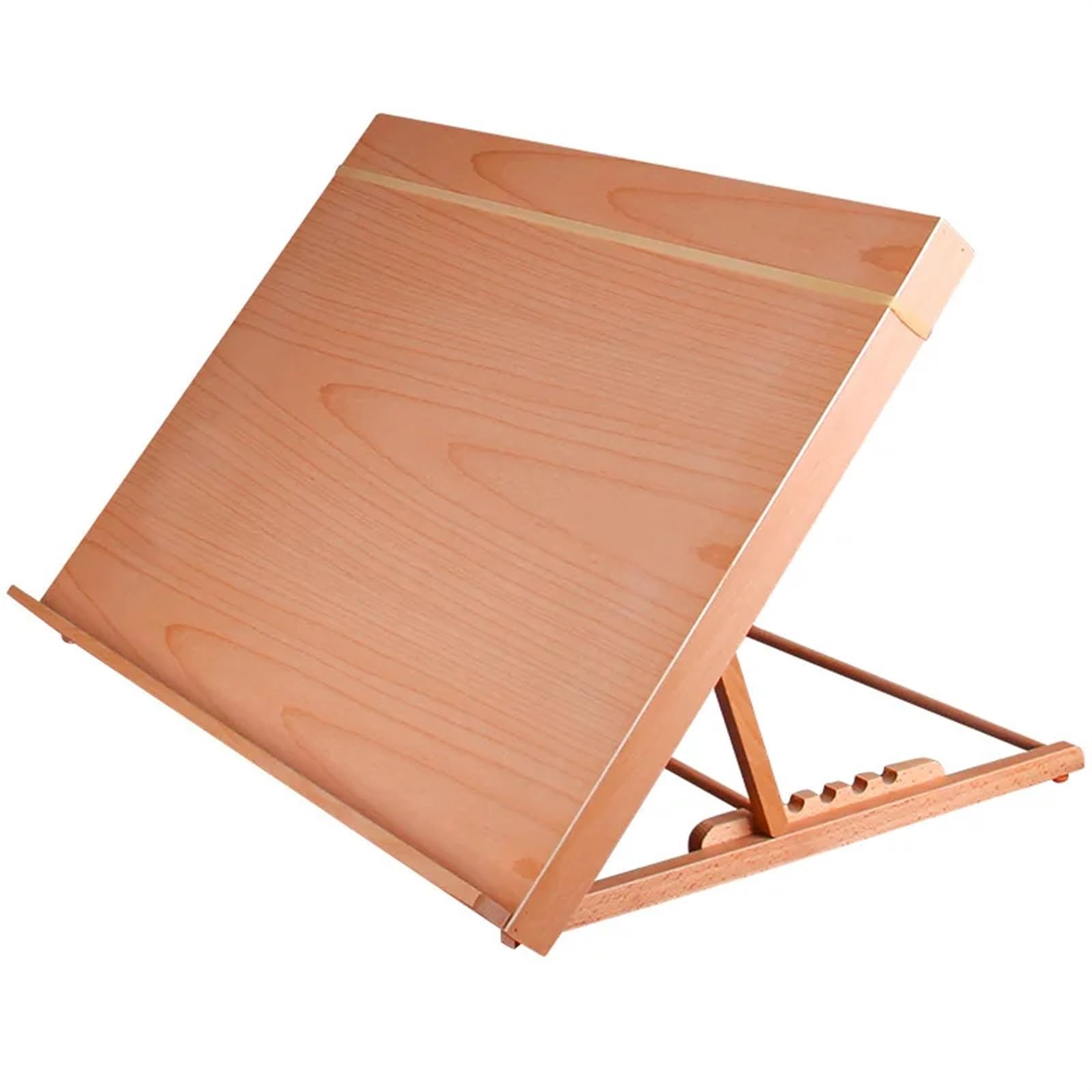 Caballete Caballete ajustable de madera haya A3/A4 for pintar, tablero dibujo plegable for escritorio, soporte for pintura artística con acuarela for bocetos artistas Para dibujar
