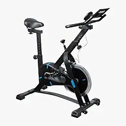 Bicicleta Ergométrica com Encosto, Assento Ajustável e Roda Inércia 15kg – Conforto e Performance