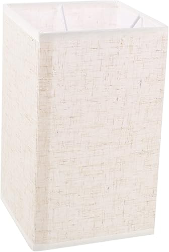 Lámpara de mesa, pantalla de lino, pantalla para lámpara de mesa, pantalla cuadrada, pantalla de mesita de noche, pantalla de pie, pantalla de araña