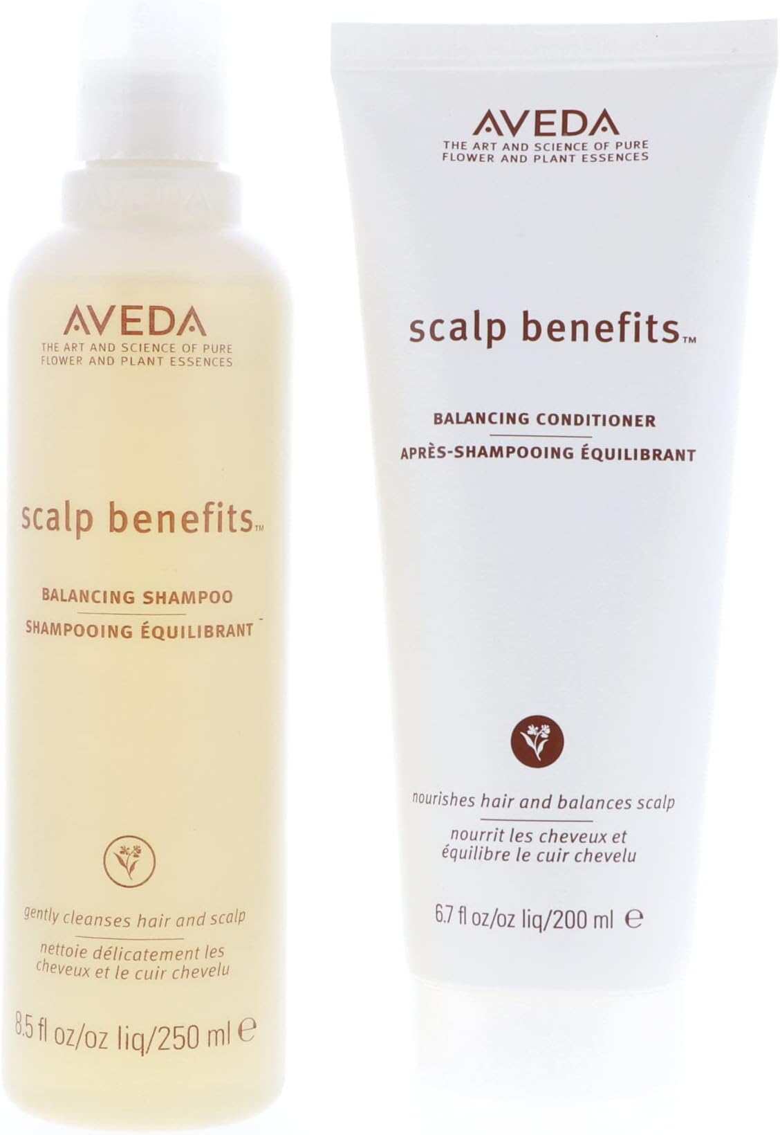 Aveda Scalp Benefits Balancing Shampoo 8.5 oz and Conditioner 6.7 oz Duo, 2 Piece Set