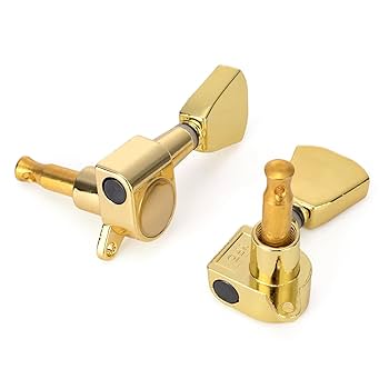 Amazon.com: Swhmc Gold Guitar Parts Set Saddle Bridge Tune-O