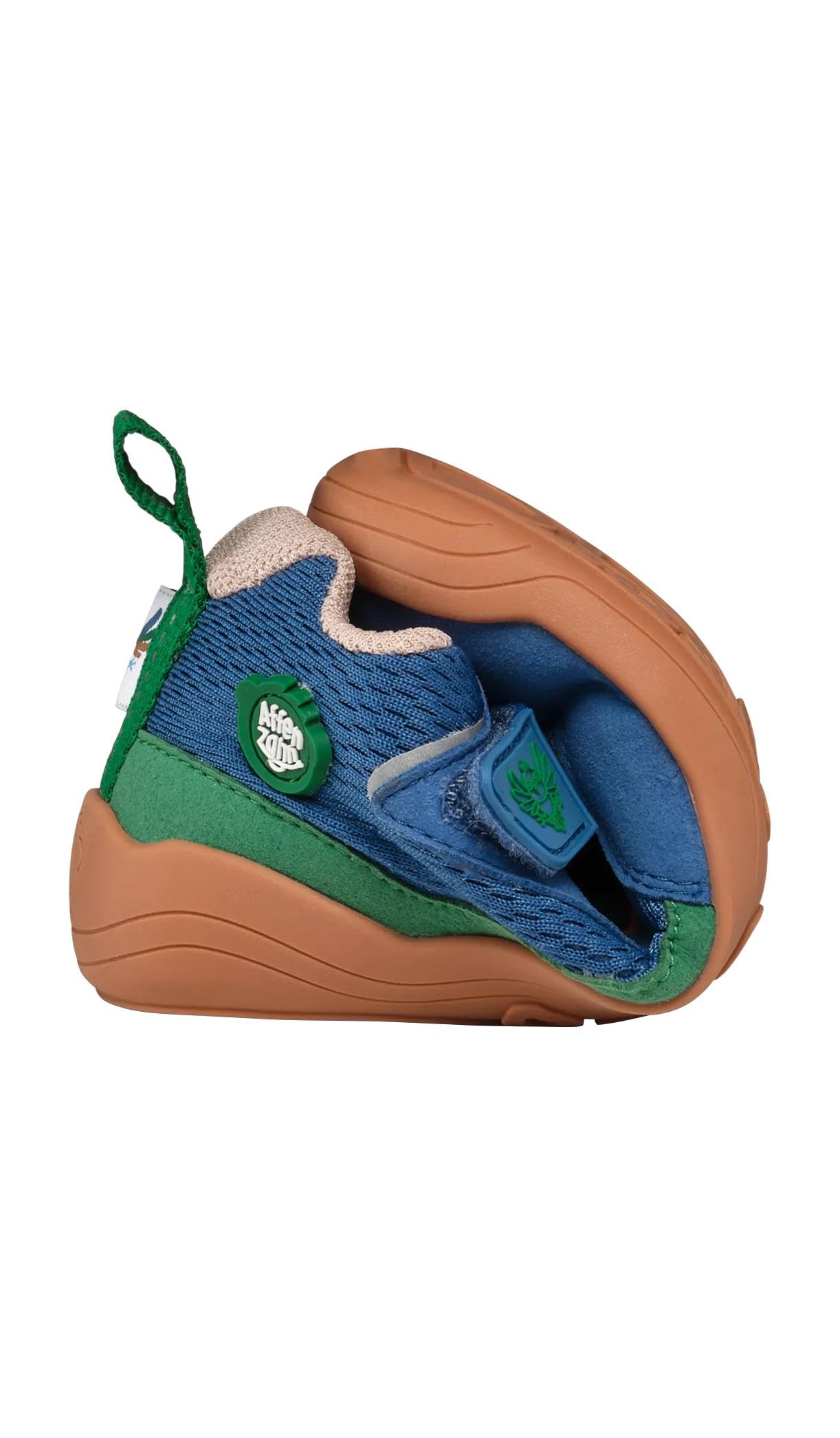 Affenzahn Halbschuh Vegan Cheerly mit Klettverschluss, Atmungsaktiv, Leicht, Flexibel in Größe 21-35