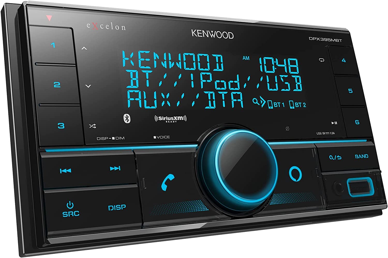 Amazon.com: KENWOOD DPX395MBT Double DIN in-Dash Digital Media