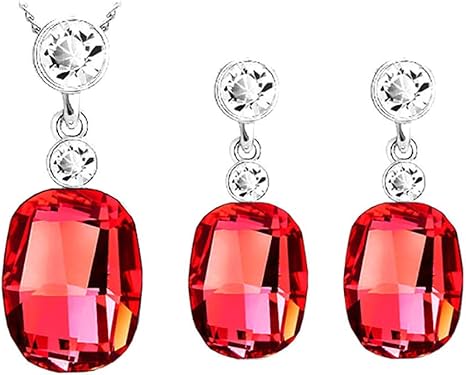 Amazon Co Jp の灰のための骨壷 エレガントクリスタルスクエアネックレスイヤリングセットチャームジェムストーンペンダントジュエリーセットドレスデコレーション女性用女の子 カラー名前 レッド ペットの灰 Color Red ファッション Amazon Co Jp の灰のための骨壷 エレガントクリスタルスクエアネックレスイヤリングセットチャームジェムストーンペンダントジュエリーセットドレスデコレーション女性用女の子 カラー名前 レッド ペットの灰 Color Red ファッション