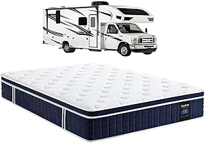 Coolvie 12 Inch Short Queen Hybrid Mattress