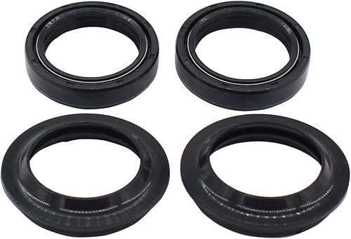 MOTOKU Juego de retenes de aceite de horquilla y kit de limpiaparabrisas para F650GS Electra Glide Electra Heritage Softail Tour CB500X