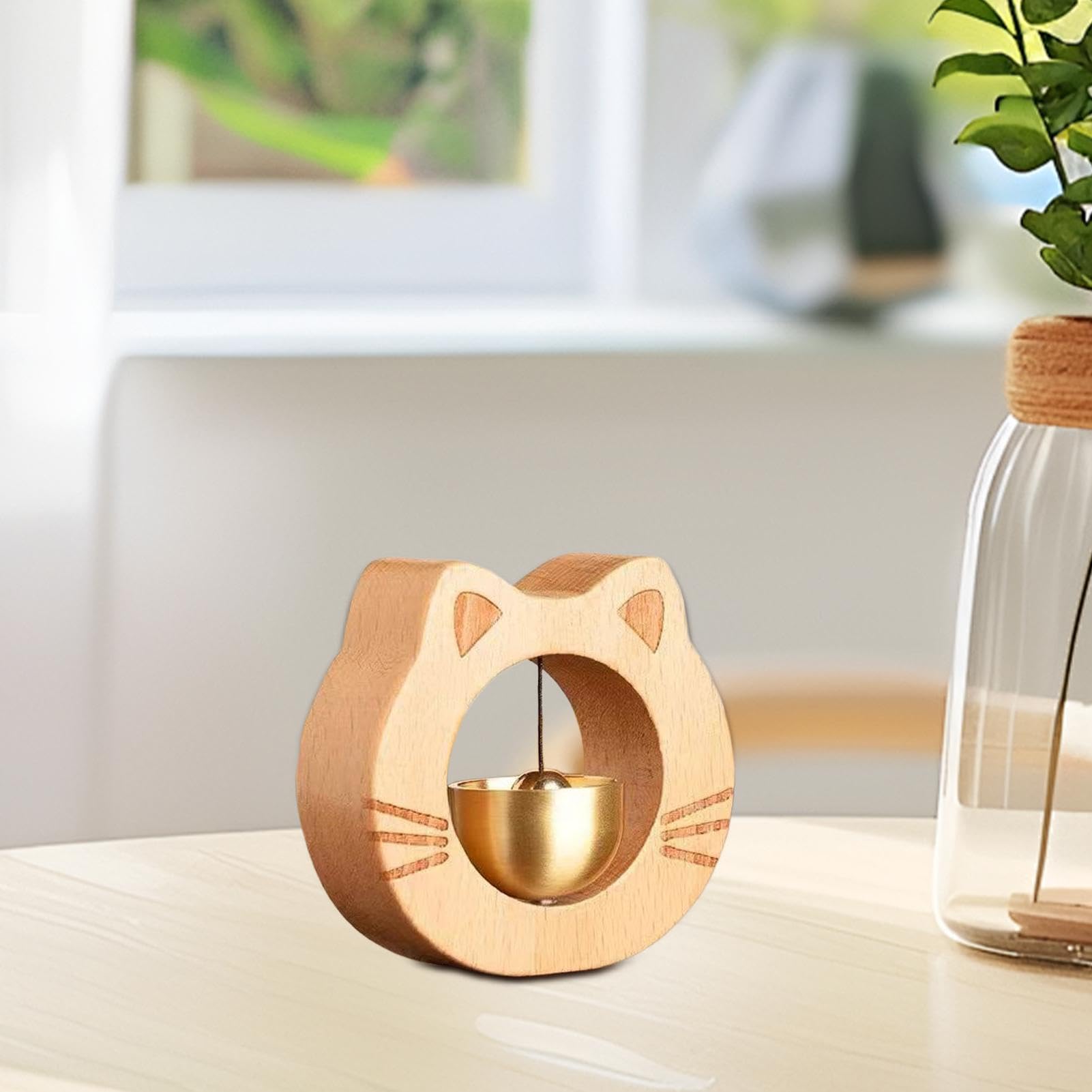 Cute Design Cat Doorbell, Cat Door Chime For Entryway