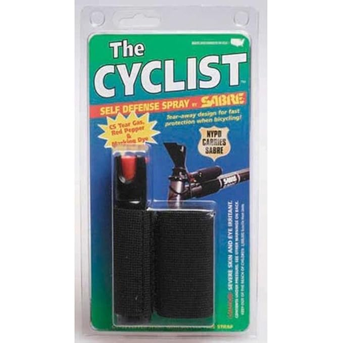 Sabre Cyclist Pepper Spray, 1.25 oz, Black Amazon.in Home & Kitchen