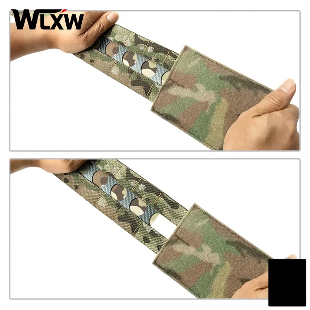 WLXW Faja Portaplacas FCPC V5 Cinturón Elástico Liberación Rápida Correa Molle Chaleco M/L Equipo Táctico Airsoft, Caza, CS Cosplay(CP,L)