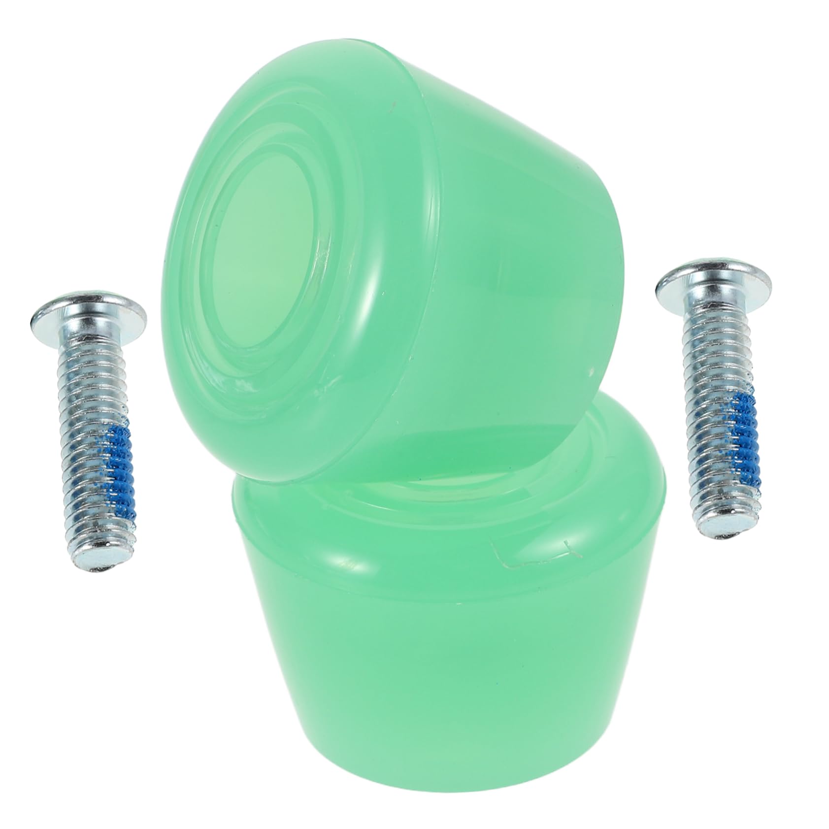 VICASKY 1 Pair Roller Skate Brake Pads Pu Material Toe Stops Double Row Design Replacement for Quad Skates