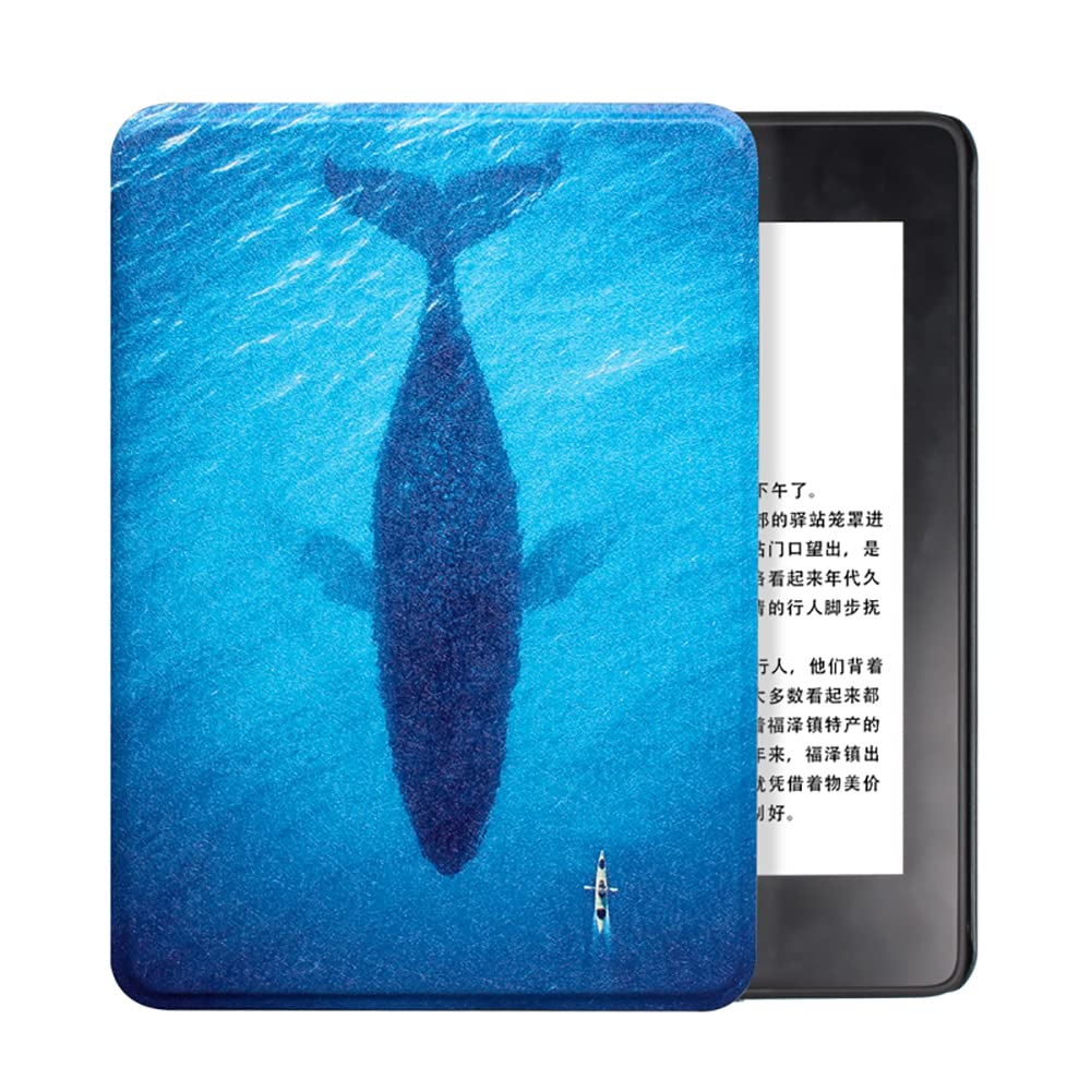 Custodia per 6 Pollici Kindle Paperwhite 5a/6a/7a Generazione, Cover Protettiva Alla Moda con Cinturino da Polso e Automatica Veglia/Dormire (Modello EY21 / DP75SDI) - 5