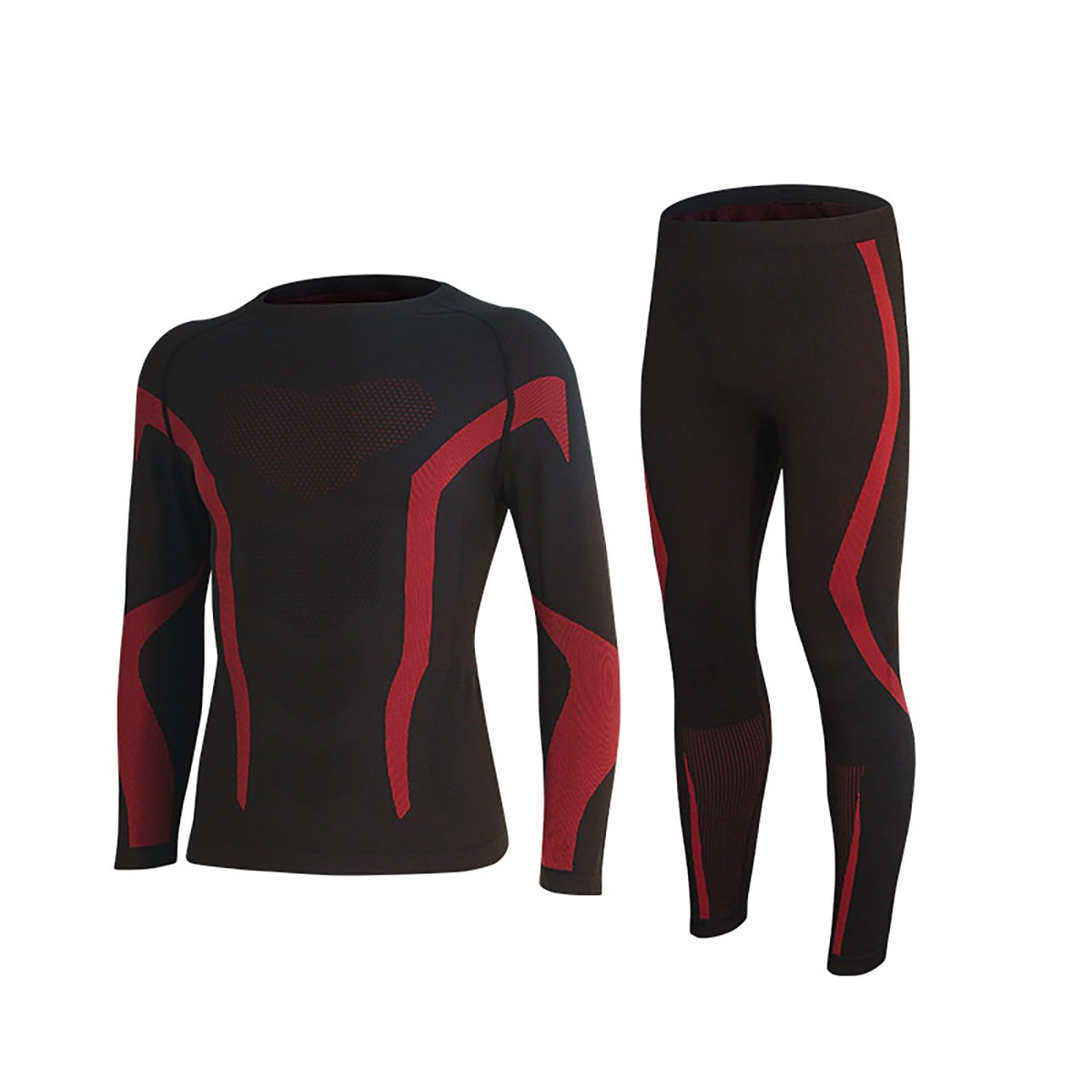 Mallas térmicas de Invierno para esquí con Chaqueta Deportiva, Ropa Interior cálida para Exteriores y Clima frío.