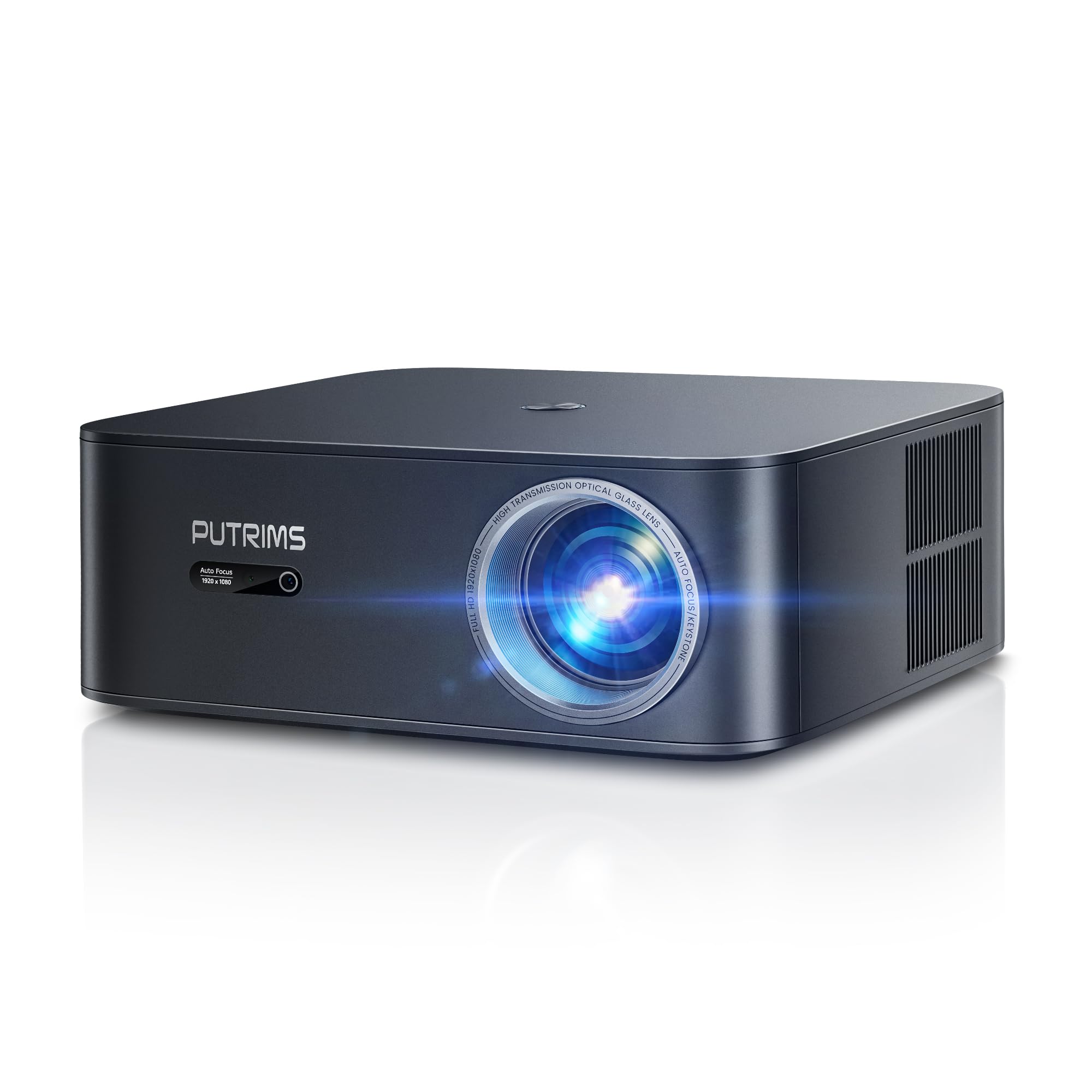 Inteligentny projektor 4K (1500 ANSI/Google TV】teraz z Netflix, autofokus, korekcja trapezu, projektor 4K, kino domowe, światło dzienne, WiFi, Bluetooth, sterowanie głosem 1080p Full HD LED, montaż