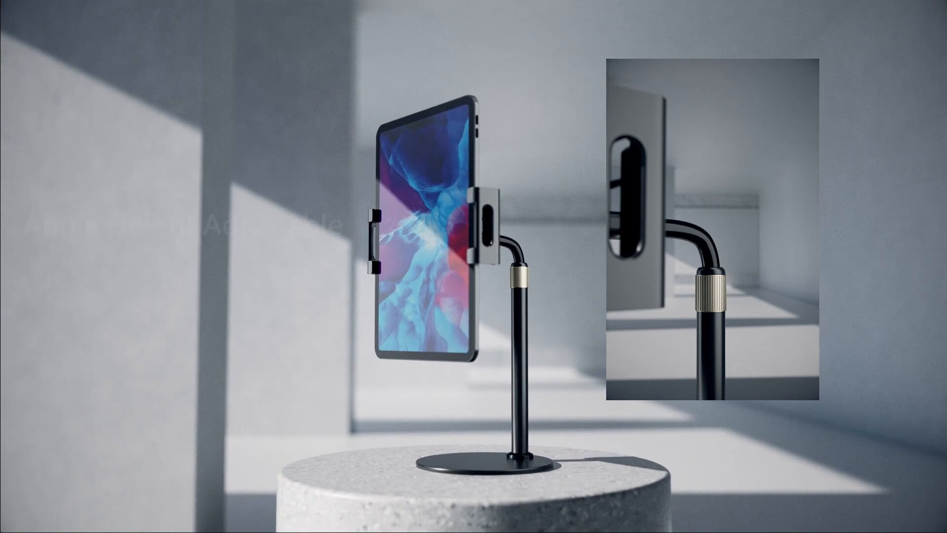 Hoss Ipad Stand For Table Tablet Holder Phone Holder Thick Case Friendly Tablet Stand Compatible With 3 5 12 9 Ipad Pro 12 9 10 9 10 2 Ipad Air Ipad Mini Black Amazon In Computers Accessories