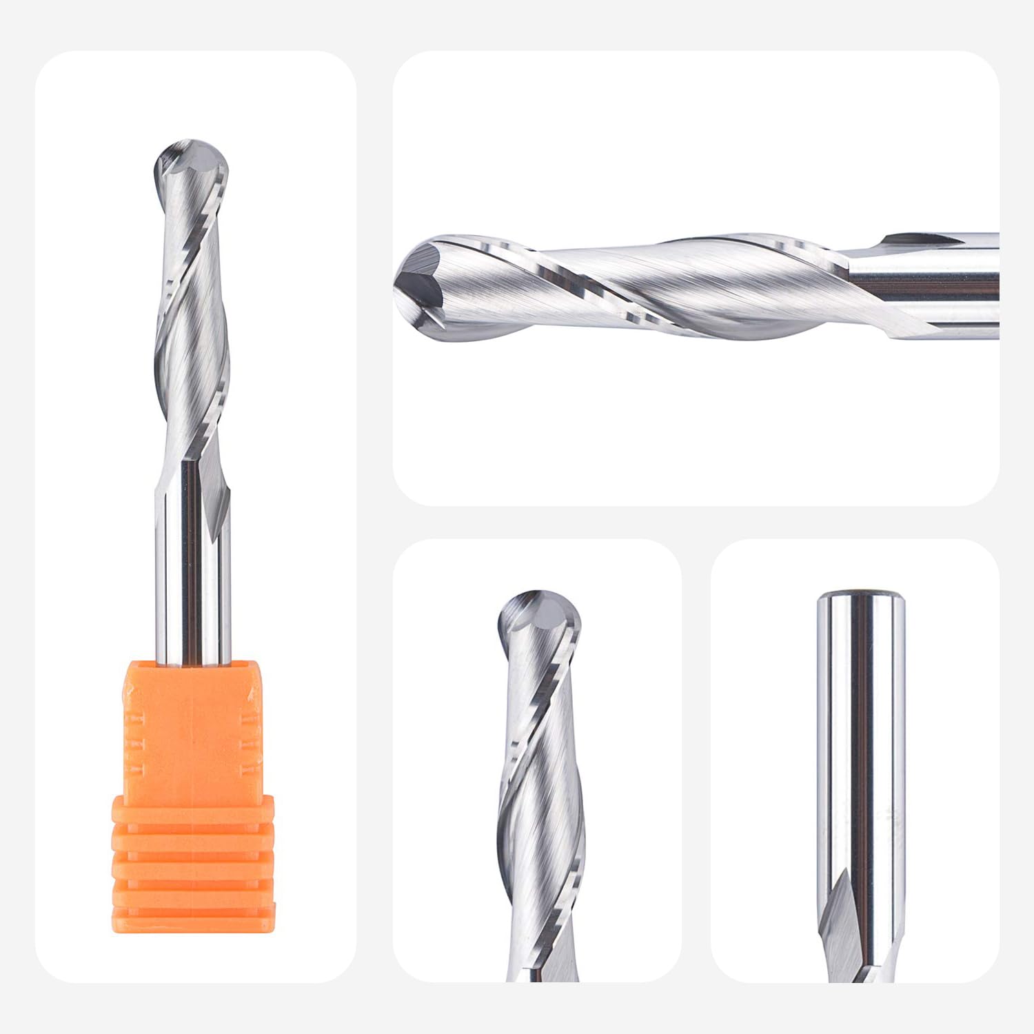 Set Di 15 Punte Per Fresa Con Gambo Da 8 Mm - Accessori Per Fresa Con Gambo Arrotondato - Gambo - Foto 6