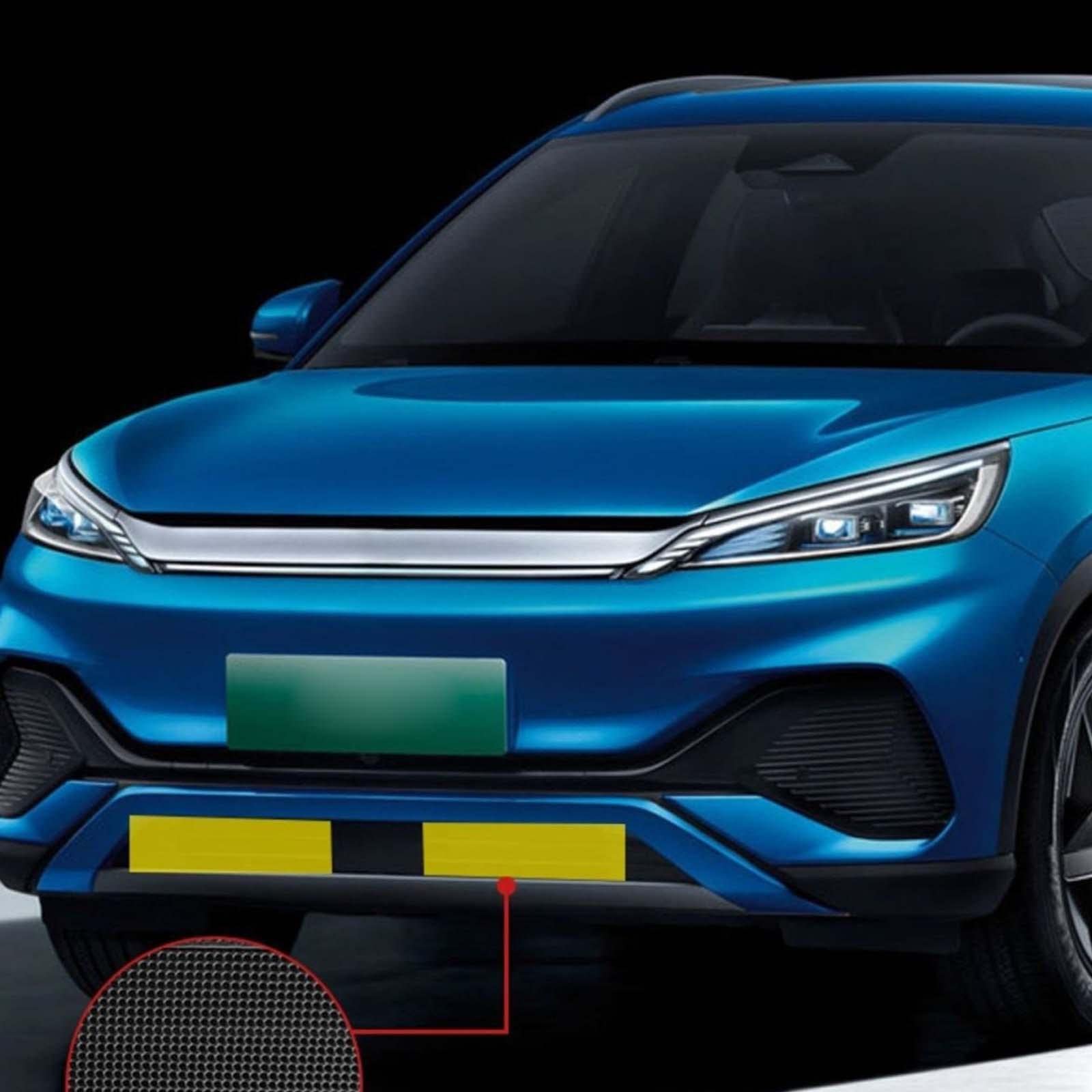 T.O.G. 2 Pieces Front Grille Inserts Net for BYD Atto 3 2022 Car Accessories Carbon Steel