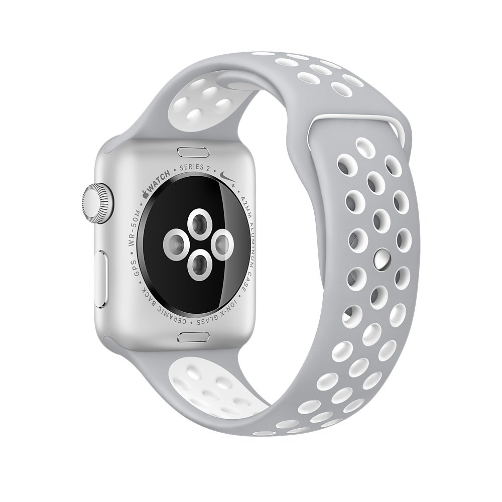 Apple Watch Series 2-42mm Silver Aluminum Case with Flat Silver  
