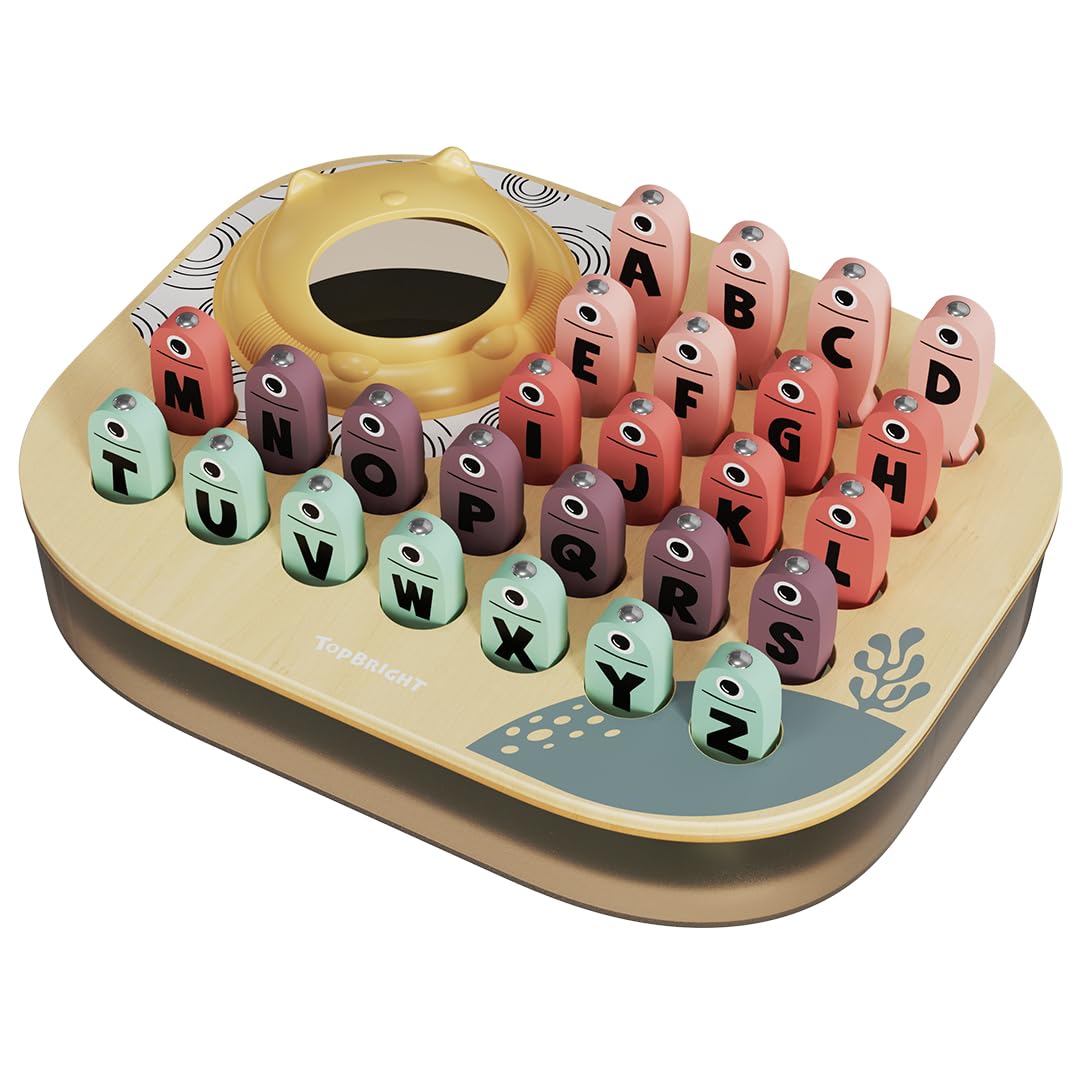 Topbright - 1211242023de0001 - Gioco educativo pesca ABC +24 mesi in legno