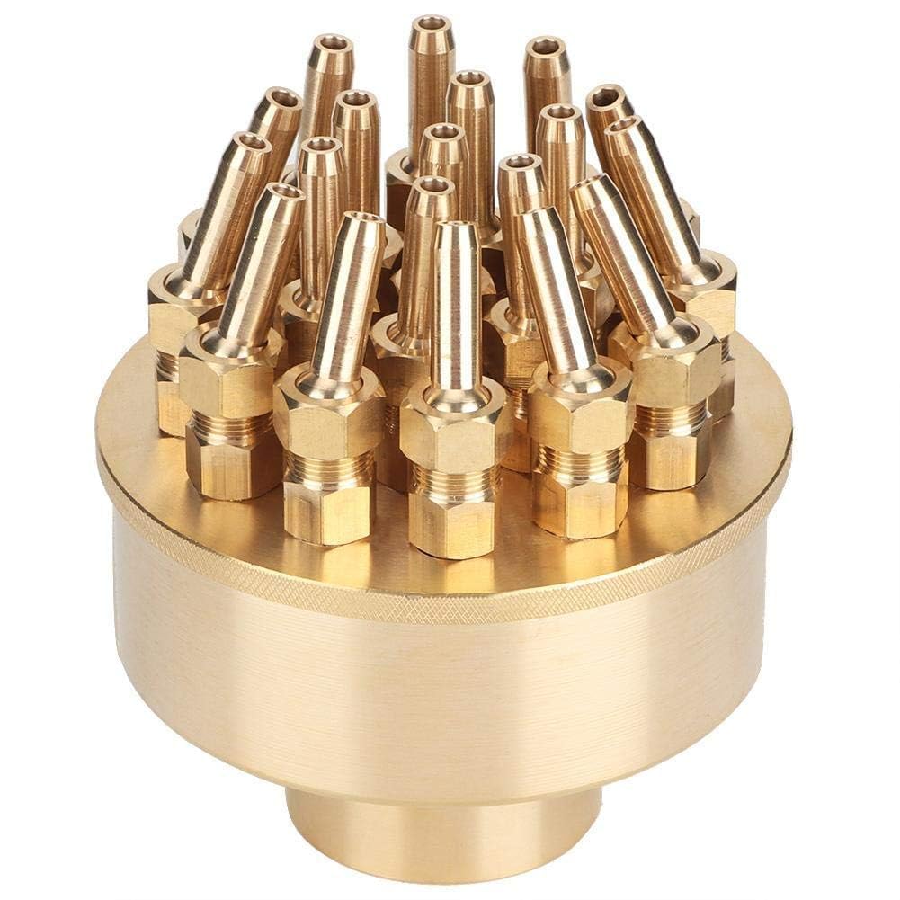 Fountain Nozzle Brass 3 Layers Adjustable Watering Sprayer Pond Sprinkle Jet DN40-image-24