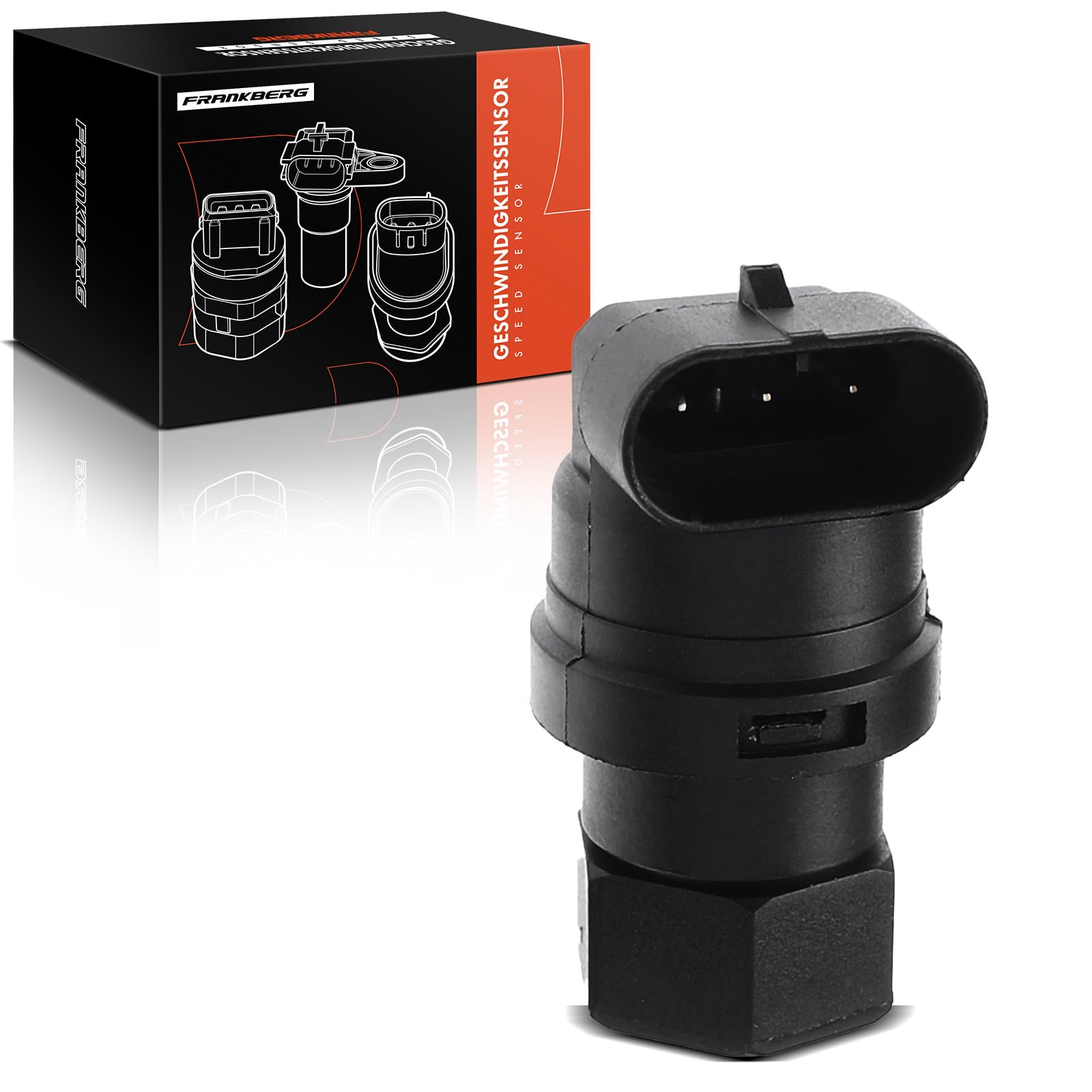 Frankberg Sensore di percorrenza Sensore albero tachimetrico Compatibile con 169 Strada Pick-up 178 278 Punto 188 Doblo MPV 263 Doblo MPV 119 223 Replace# 46817374