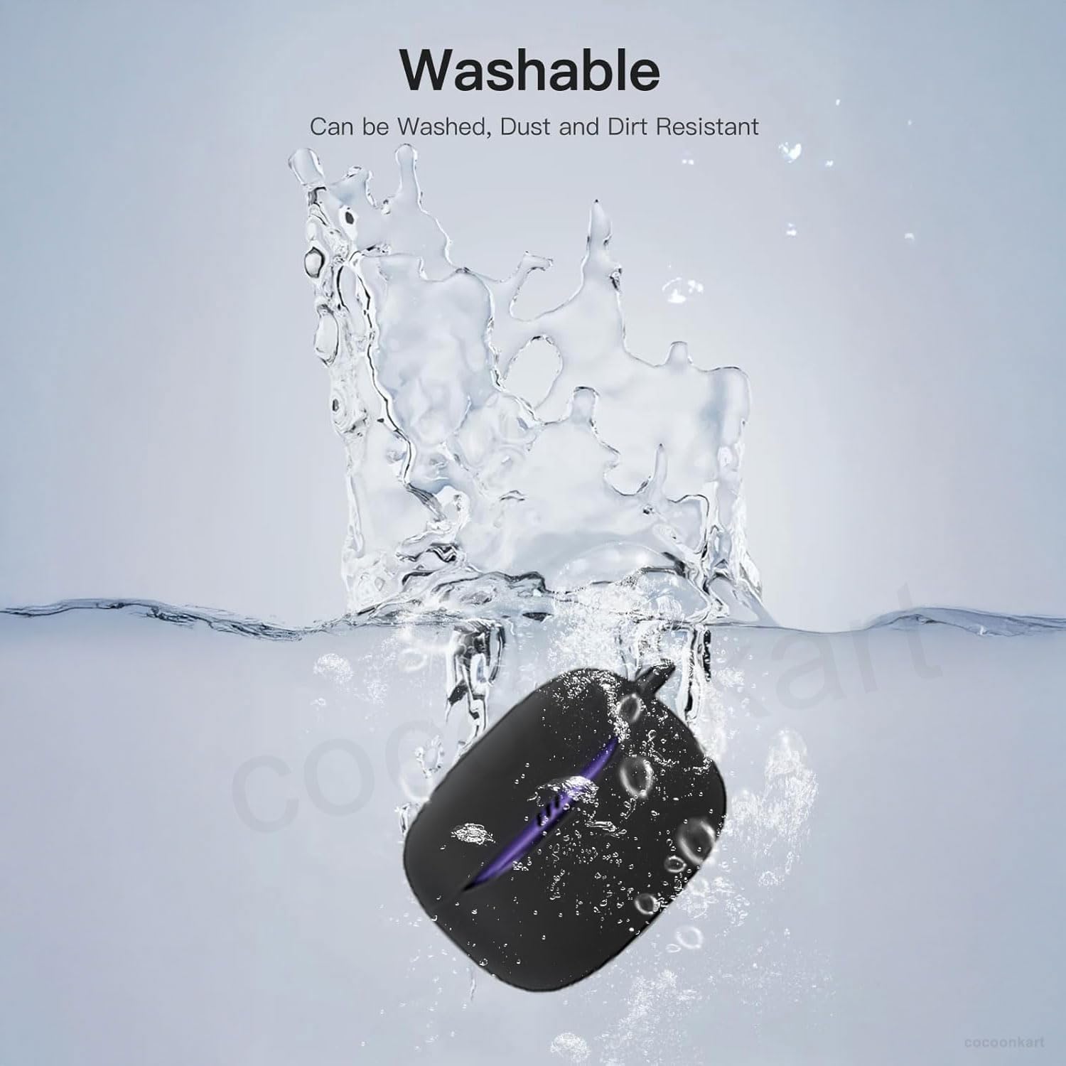 Soft Silicone Case Cover Compatible with JBL Tune Beam 2 (Black) — Amazon image 5