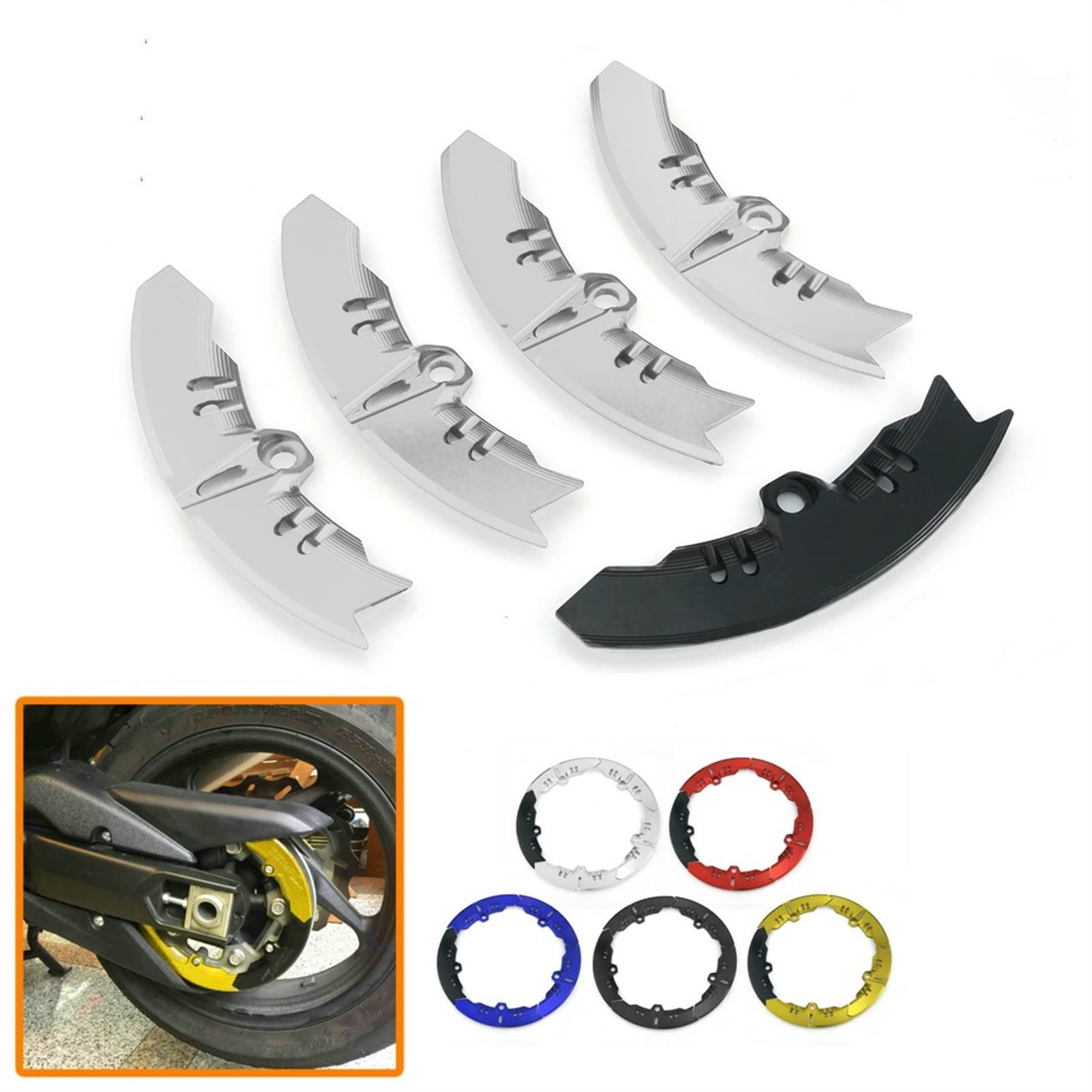 Housse Protection Poulie Courroie Transmission Yamaha TMAX 530 DX SX 2017-2021 - Aluminium CNC